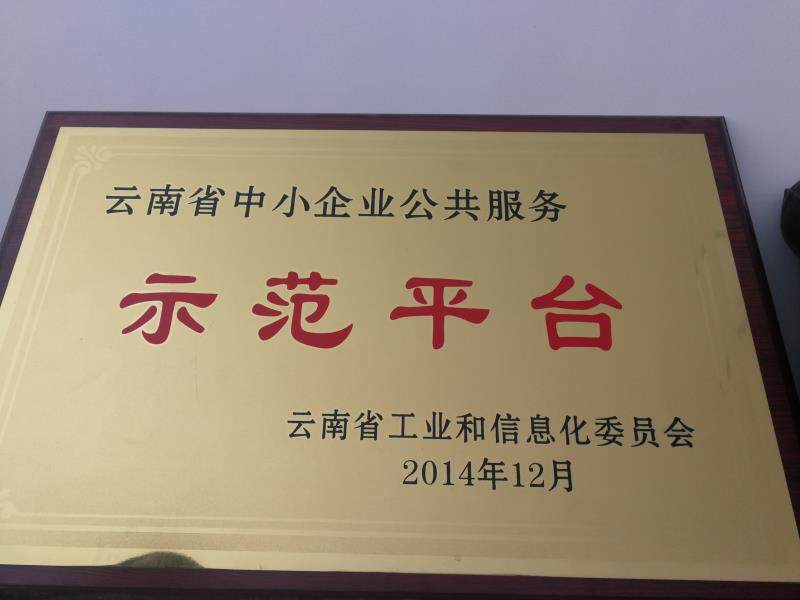 云南省中小企业公共服务示范平台