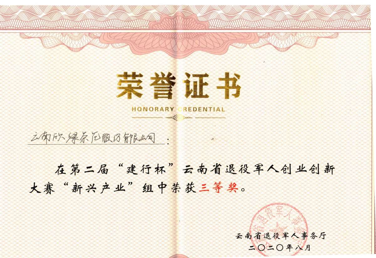 第二届退役军人大赛三等奖